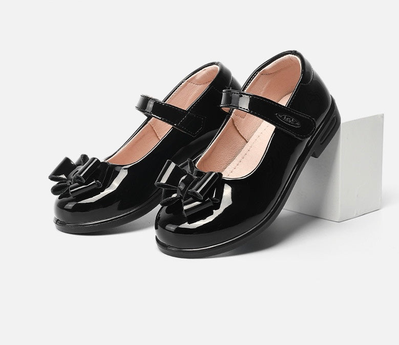 Girls Kids Leather Shoes Party Campus Bowtie Tassels Flats Soft Comfortable Casual Fashions Children Princess Shoes 231918