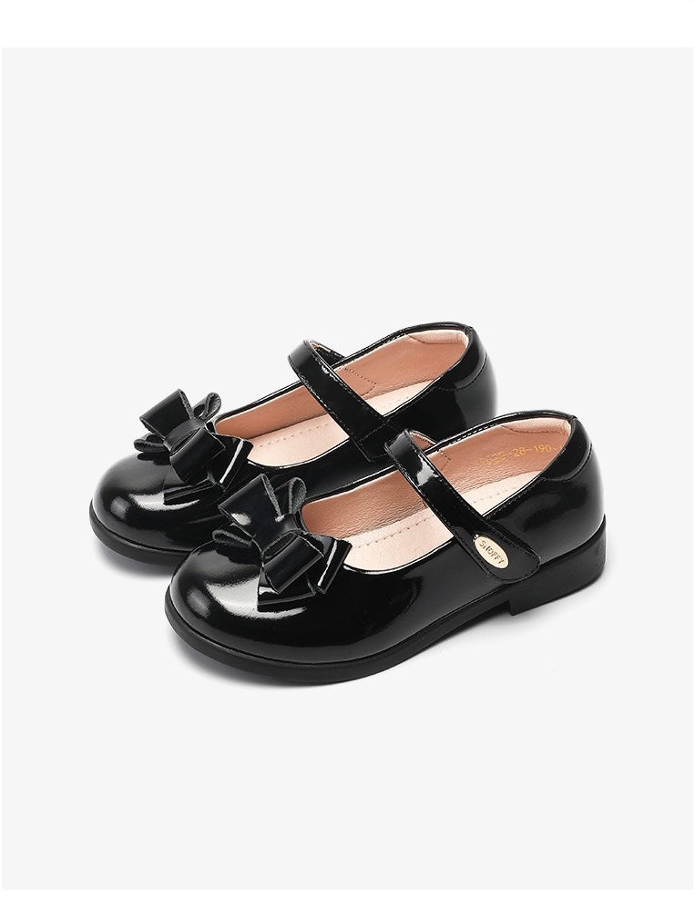 Girls Kids Leather Shoes Party Campus Bowtie Tassels Flats Soft Comfortable Casual Fashions Children Princess Shoes 231918
