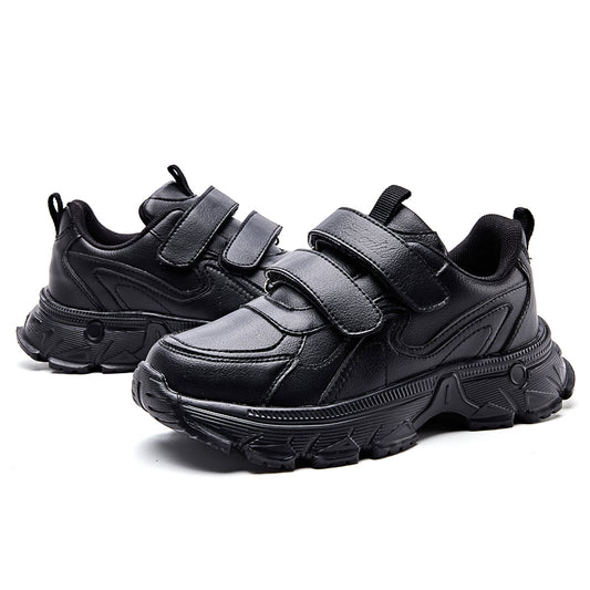 Children's Sports Shoes Spring and Summer Boys Casual Shoes Girls Medium Top Board Shoes Soft Sole Wear Resistant Kids Sneakers 6068