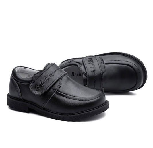 Kids Boys Solid Color Soft Bottom Leather Shoes Children Students Boys Performance Shoes Children Party Dance Footwear 909