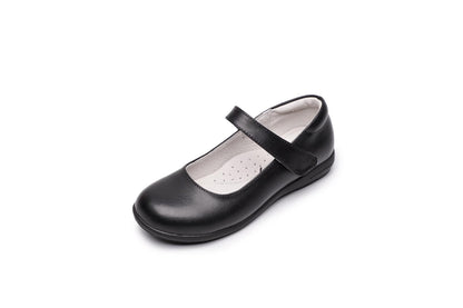 4-19years old Kids School Black Leather Shoes Girl Dance Performance dress Shoes Children's Student single shoes Chaussure Fille#888