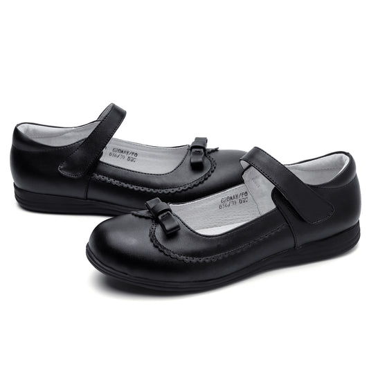 THE NEW LETHER SCHOOL SHOES FOR GIRL 836