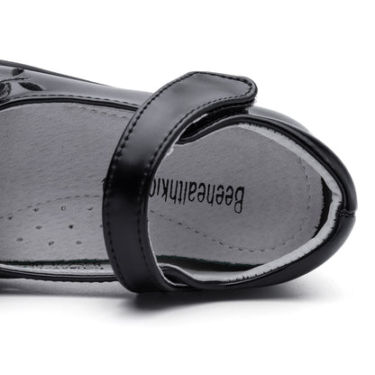 THE NEW LEATHER SHOOL SHOES FOR GIRL 305